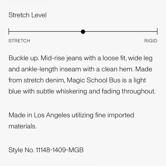 MOTHER “MAVEN MID RISE ANKLE”WASH: MAGIC SCHOOL BUS *SIZE 28 *NEW $248.00 - Picture 9 of 10